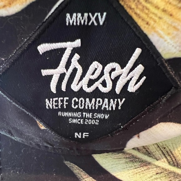 Floral Black Cap by Fresh Neff Company, EUC, one size fits all - Picture 2 of 5